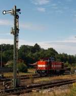 Westerwaldbahn (WEBA) Lok 7 (DH 1004) am 11.07.2011 im Bahnhof Altenkirchen/Ww.