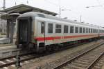 Am Ende des IC 2239(Rostock-Leipzig)lief der 2.Klasse Bimdz mit Aufgenommen am 27.11.2015 im Rostocker Hbf.