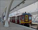 Moderner Bahnhof mit nostalgischem Material. 17.02.08 (Jeanny)