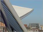 Das Dach des Bahnhofs Liège Guillemins einmal anders gesehen. 27.12.08 (Jeanny)