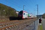 Da will ich den Triebzug 2316, in Richtung Mersch fotografieren, steht mir diese Fotografien wieder im Bild.