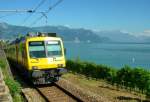 Train des Vignes als S 31 unterwegs von Vevey nach Puidoux Chexbres am 14.