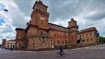 Castello Estense in Ferrara, erbaut im 14. Und 15. Jahrhundert. 05.2025