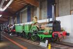 Auch der 1844 gebauter Buddicom No.33 Saint-Pierre hat ein Refugium ins Cit du Train in Mulhouse gefunden und wurde dort am 30 Mai 2019 fotografiert.