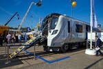 Siemens präsentierte auf der InnoTrans 2018 in Berlin (hier 18.09.2018) den Siemens Desiro City Class 717 (hier der Triebzug GTR 717017) für die Govia Thameslink Railway (GTR).