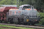 Am Morgen des 02.08.2025 stand 4185 026-6 D-NXRL in Rostock-Bramow.