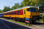 Der ICR - Intercity-Benelux-Steuerwagen (ICR - Intercity-Benelux-Stuurstandrijtuig), 50 84 28-70 101-7 NL-NS, der Gattung Bs, der NS - Nederlandse Spoorwegen (Niederländische Eisenbahnen), am 29