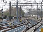 Fotografiert in Richtung von Den Haag Bahnsteig Gleis 4b.