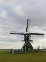 M�hle  Achthovense molen  bei Leiden 14-02-2009.