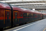 Der ÖBB railjet economy quiet zone (ruhezone) Wagen (zweite Wagenklasse) A-ÖBB 73 81 22-90 302-9 Bmpz, eingereiht als Wagen Nr.