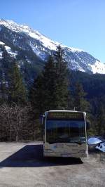 Ein Mercedes Citaro der BB Postbus als Zillertal Arena Skibus.