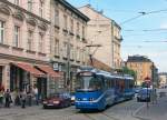 STRASSENBAHNBETRIEBE IN POLEN Strassenbahn KRAKAU Auf dem Strassenbahnnetz sind auch Gebrauchtwagen aus Wien, Düsseldorf und Nürnberg zu sehen.