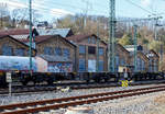 Sechsachsiger Drehgestell-Gelenk-Containertragwageneinheit 80´, 31 51 4950 138-1 PL-PKPC der Gattung Sggrs-x 213 (Sggrs 80´), der PKP Cargo S.A.