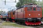 Altbauellok 828 der Veterantog Kalmar steht am 12 September 2015 ins Eisenbahnmuseum von Gävle.