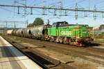 Green Cargo 415 rangiert am 10 September 2015 in Hallsberg.