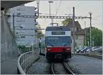 Zwei ASM /ex BTI GTW Be 2/6 verlassen den Bahnhof von Biel/Bienne. Zumindest der hinter GTW Be 2/6 5032 zeigt sich noch in den Urspurungsfaben. 

22. Juni 2017