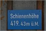Bahnhof Ramsen, Schienenhöhe 419,43m ü.M. - Doch der Bahnhof an der Strecke Etwilen - Singen bietet weit mehr als Statistik...

18. Juni 2023