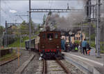 Train du Terroir.

E 3/3 5811 in Travers. Mai 2024.