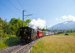   50 Jahre BC - MEGA STEAM FESTIVAL der Museumsbahn Blonay–Chamby:  Die beiden HG 3/4 Schwestern, vorne die B.F.D.