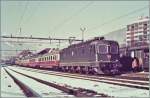 Re 6/6 11646 mit dem EC Mont-Blanc Gen�ve - Hamburg bei der Durchfahrt in Moutier.