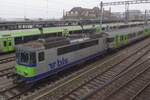 BLS 501 steht am 2 Jnner 2020 in Spiez abgestellt.