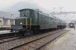 Ländilok 11801 steht am verregneten 19 September 2021 in Erstfeld während das Bahnhofsfest der Gotthard Bahntage.