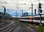 SBB EC-Großraum-Reisezugwagen (EC-Wagen) der ersten Wagenklasse 61 85 10-90 249-6 CH-SBB der Gattung Apm 1090, eingereiht als Wagen Nr.