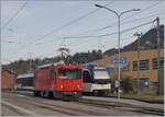 Der von der MOB  übermommene  ehemalige CEV MVR HGem 2/2 2501 auf einer Schulungsfahrt in Blonay.