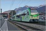 Die TPC Beh 2/6 sind seit ihrer Inbetriebnahme auf der AOMC als auch auf der ASD zugelassen, doch erst heute habe ich zum ersten Mal einen nach Les Diablerets fahrenden Beh 2/6 gesehen. In Aigle wartet der Beh 2/6 547 als R 71 428 nach Les Diablerets auf die Abfahrt.

19. Nov. 2025