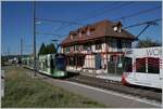 Das Gebäude des Bahnhof von Leymen zeigt sich äussert hübsch.