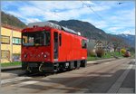 Die neune MOB/MVR HGem 2/2 2501 dieselt in Blonay munter vor sich hin.