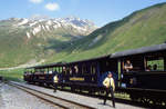 Dampfbahn Furka Bergstrecke: Damals fuhr der interessante kleine Wagen AB2 2420 auf der Strecke.