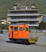 Nocheinmal der Tm 2/2 der RhB in Tirano.