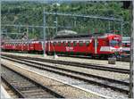 Der RM RBDe 566 222-6 mit ABt in Brig.