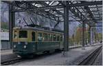 Noch ist der WAB BDeh 4/4 108 im Rangierdienst in Lauterbrunnen eingesetzt.