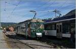 Autour de la voie ferrée / Rund um die eiserne Bahn (Herbstevent 2024) - Dieses Jahr zu Gast bei der Blonay-Chamby Bahn: der wunderschön hergerichtet GFM (Historique) BDe 4/4 141 in