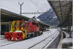 Zur Erg�nzung von Armins XTm 104 ein Bild des XTm 106 (CH SBB CFFI 98 85 94 91 106-2) in St-Maurice, geschleppt vom Tm 234 113.