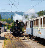 Sie hat uns am 27 Mai 2023 nach Blonay gebracht, die ex LEB G 3/3 Nr.