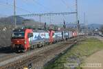 2019-11-24, SBB CFF FFS Cargo Gelterkinden
Locomotive lectrique Siemens Vectron 
Br 193 474 [Mannheim]