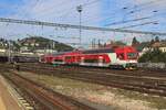 ZSSK S-Bahn 671 004 treft am 19 September 2024 in Bratislava hl.st. ein mit ein S-Bahn aus Pezinok. 