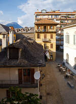 piemont/749016/blick-andere-richtung-von-unserem-hotelzimmer-balkon Blick (andere Richtung) von unserem Hotelzimmer-Balkon (Locanda Piemonte da Sciolla) in Domodossola hier am 07.09.2021.