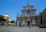 Die Kathedrale Sant’Agata (Duomo di Sant’Agata) in Catania hier am 17.07.2022.