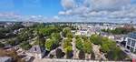 Blick  ber die Stadt Luxemburg in verschiedene Himmelsrichtungen aus dem Riesenrad auf der Kirmes (Fouer) in Stadt Luxemburg.