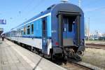 CD-Bdmpee Wagen lief am Ende des des EC 179(Warnem�nde-Prag)mit Aufgenommen am 03.04.2015